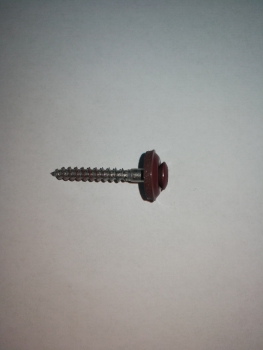 Preview: Spenglerschrauben V2A/beschichtet oxidrot RAL 3009 TX 20 Scheibe 15 mm